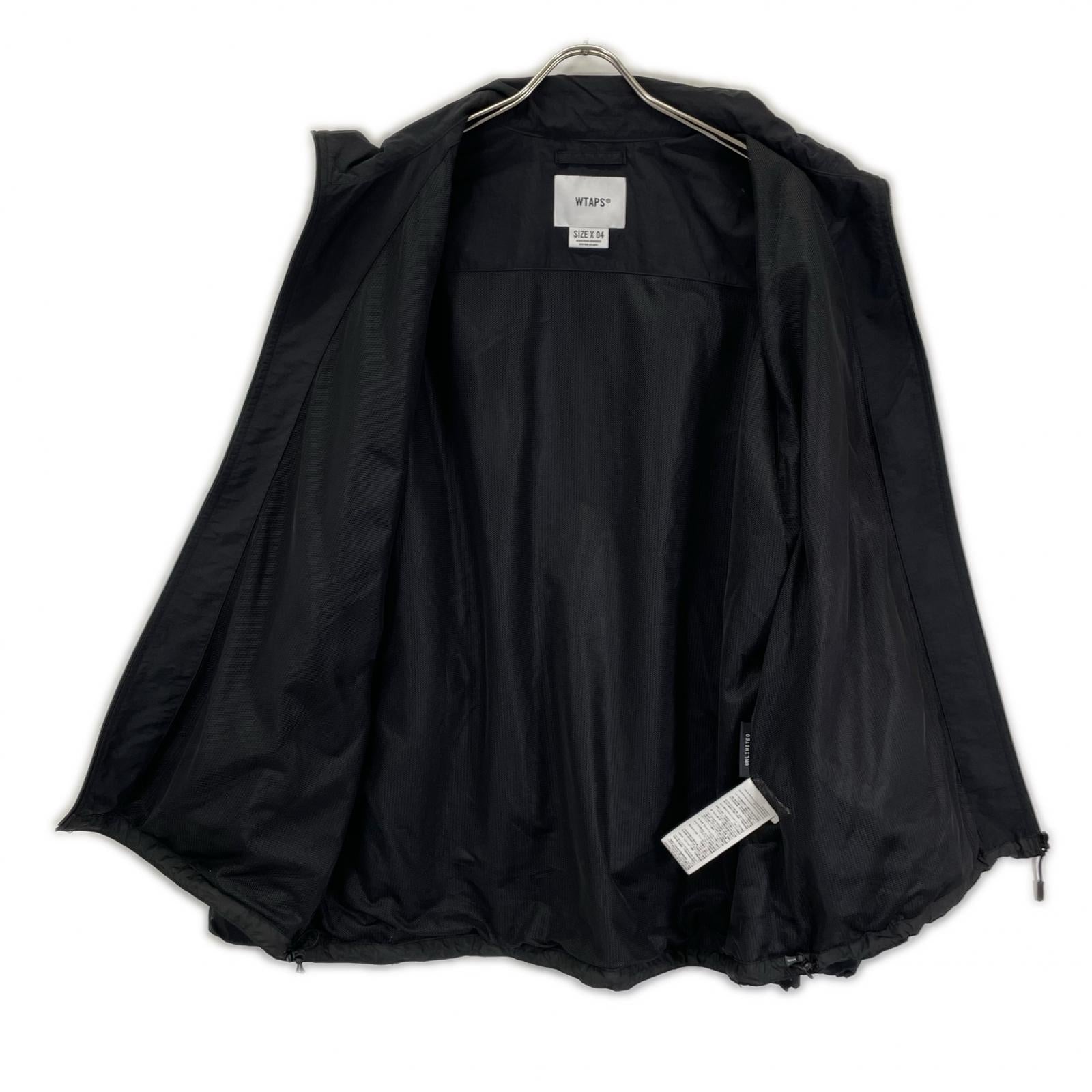 (W)TAPS ダブルタップス 26SS 261CWDT-JKM01 ブラック ナイロン トラックジャケット ジャケット