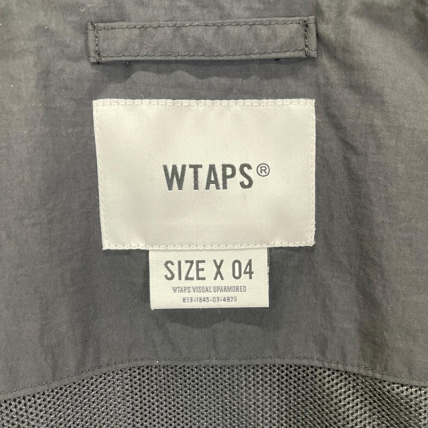 (W)TAPS ダブルタップス 26SS 261CWDT-JKM01 ブラック ナイロン トラックジャケット ジャケット