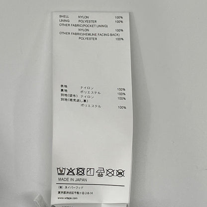 (W)TAPS ダブルタップス 26SS 261CWDT-JKM01 ブラック ナイロン トラックジャケット ジャケット