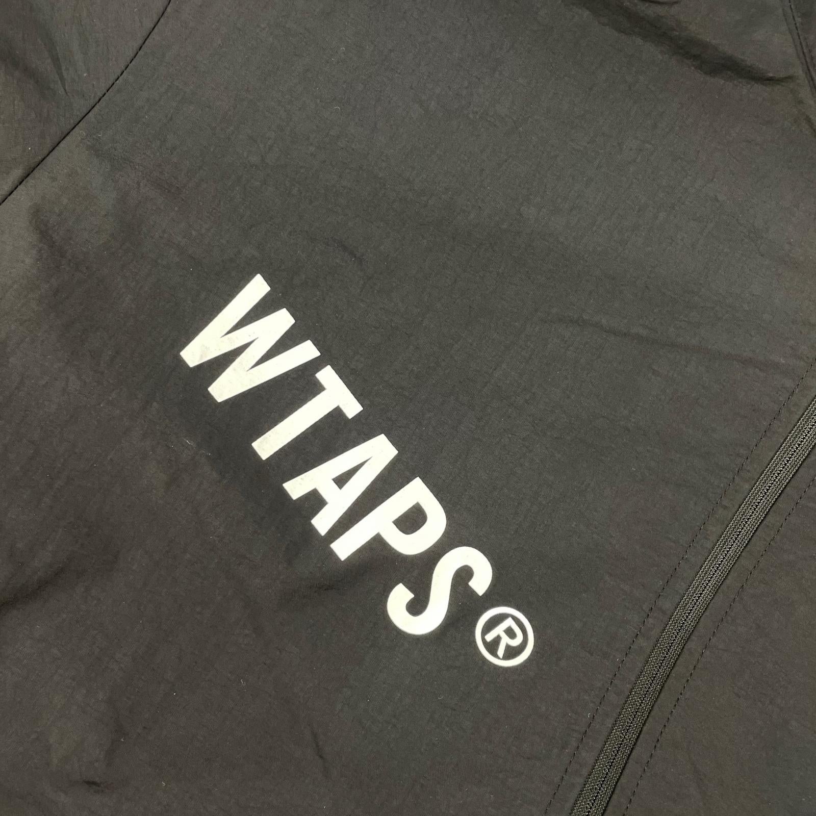 (W)TAPS ダブルタップス 26SS 261CWDT-JKM01 ブラック ナイロン トラックジャケット ジャケット