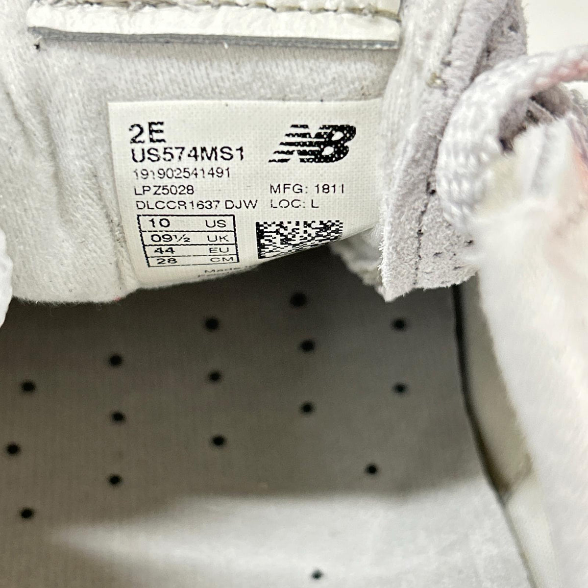 NEW BALANCE New Balance [Like new] US574MS1 Swarovski logo low-top sneakers shoes