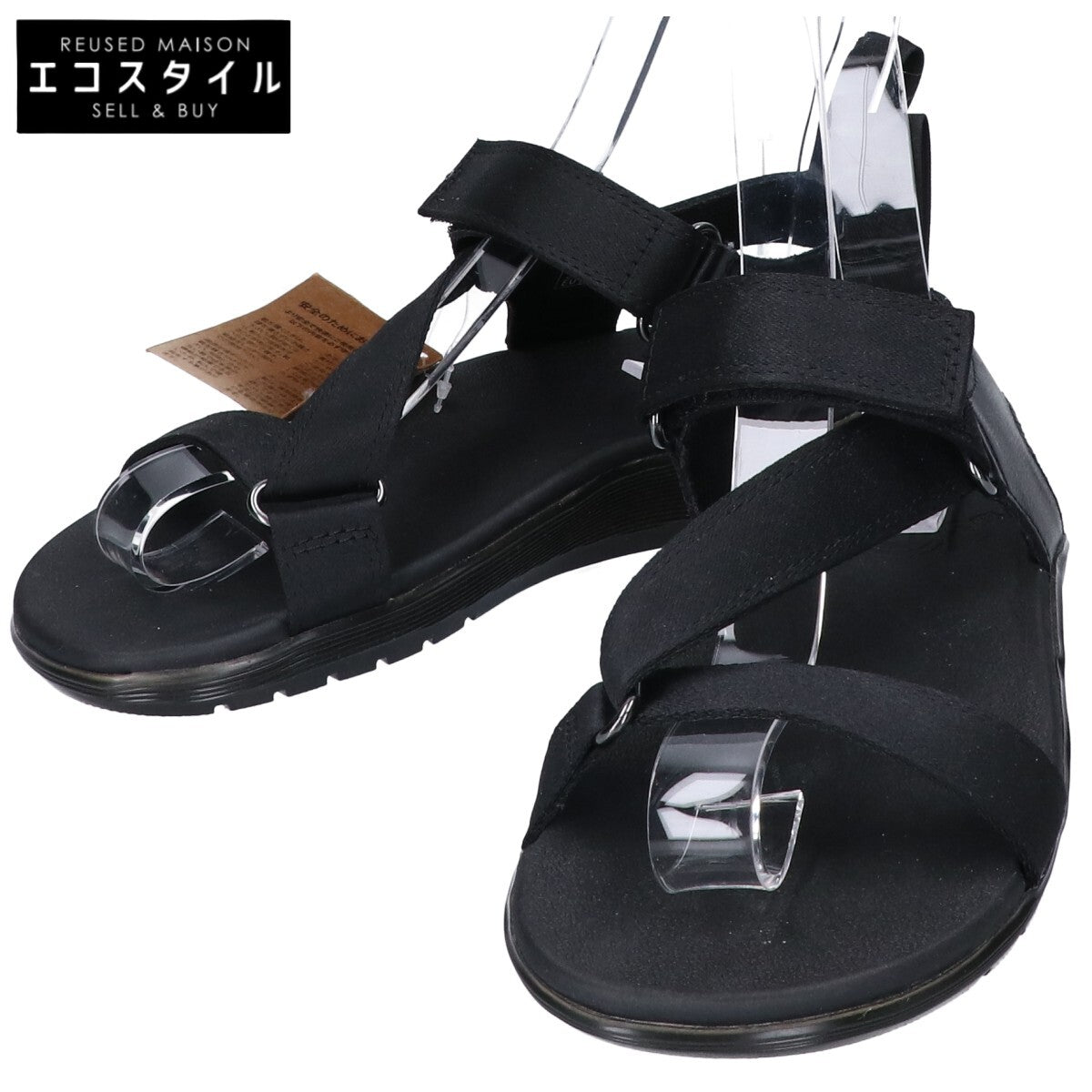 Dr.Martens ドクターマーチン 21702001 BALFOUR/バルフォア ブラック PUレザー ラバーソール サンダル シューズ