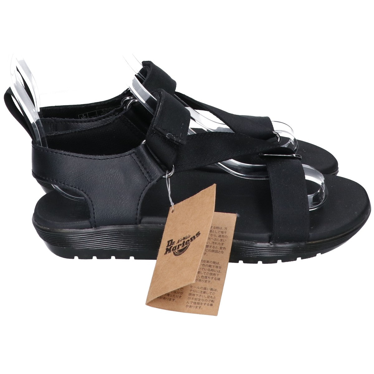 Dr.Martens ドクターマーチン 21702001 BALFOUR/バルフォア ブラック PUレザー ラバーソール サンダル シューズ