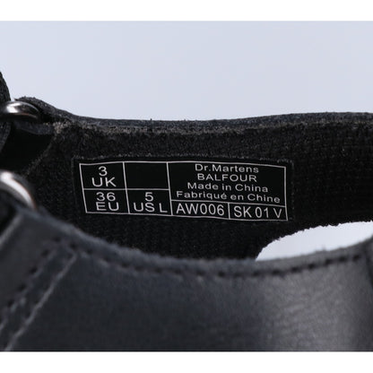 Dr.Martens ドクターマーチン 21702001 BALFOUR/バルフォア ブラック PUレザー ラバーソール サンダル シューズ