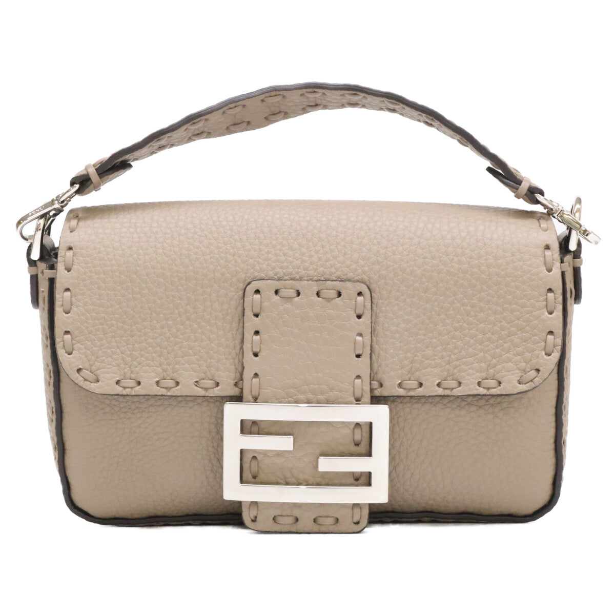 FENDI フェンディ 新品同様 8BS017 セレリア ミニバケット 2WAY チェーンショルダーバッグ ハンドバッグ