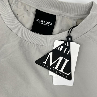 MARK&LONA マークアンドロナ MCM-6A-AA53 PTMT|MEN ライトグレー テクニカルクルーネックプルオーバー トップス