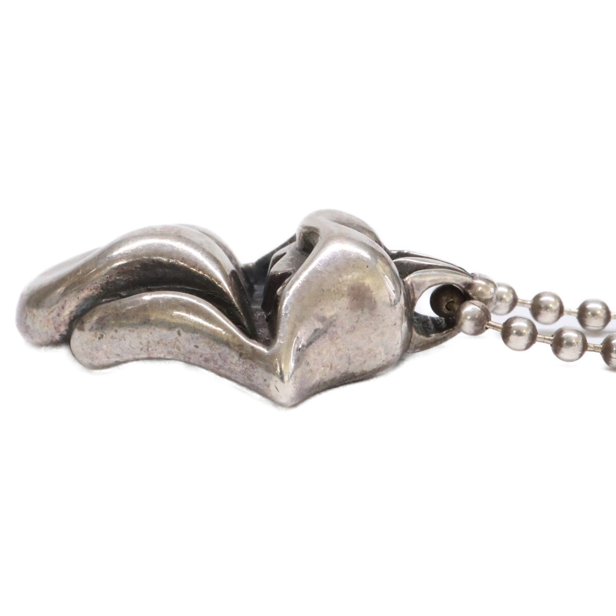 Chrome hearts クロムハーツ 925 ローリングストーンズ リップ&タン トップ＆ボールチェーン ペンダント ネックレス