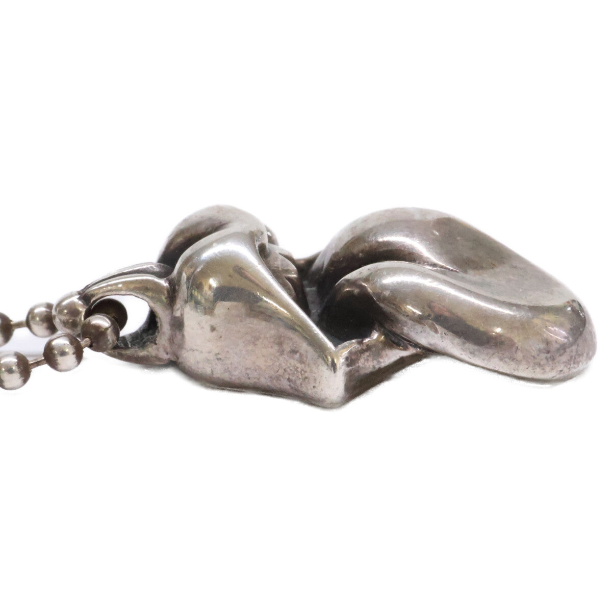 Chrome hearts クロムハーツ 925 ローリングストーンズ リップ&タン トップ＆ボールチェーン ペンダント ネックレス