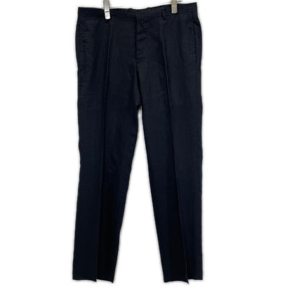 JILSANDER ジルサンダー M330400 ブラック ウールリネン ピンストライプ スーツ スーツ セットアップ