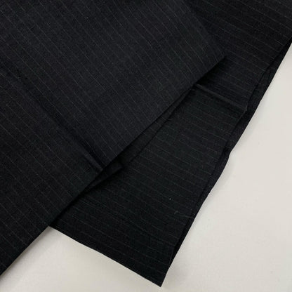 JILSANDER ジルサンダー M330400 ブラック ウールリネン ピンストライプ スーツ スーツ セットアップ