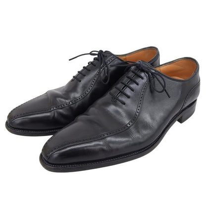 SCOTCH GRAIN スコッチグレイン スワールトゥ シューズ メンズ レザー ブラック 26.5cm相当 H-9038 シューズ