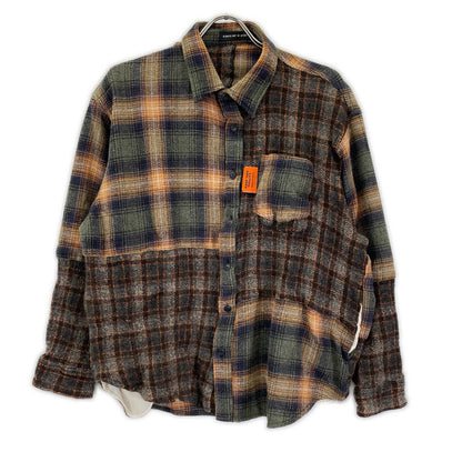 ALWAYS OUT OF STOCK オールウェイズアウトオブストック HA-024205208 ブラウン ネルシャツ トップス