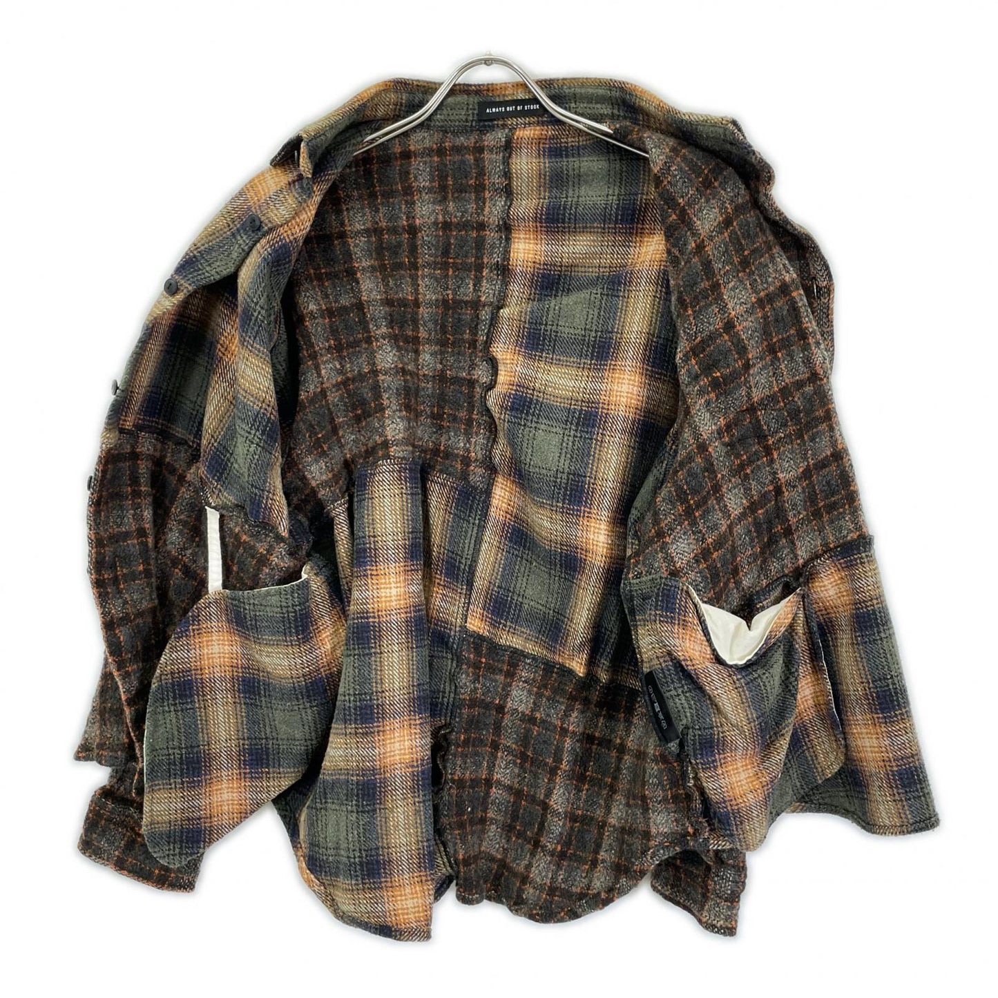 ALWAYS OUT OF STOCK オールウェイズアウトオブストック HA-024205208 ブラウン ネルシャツ トップス