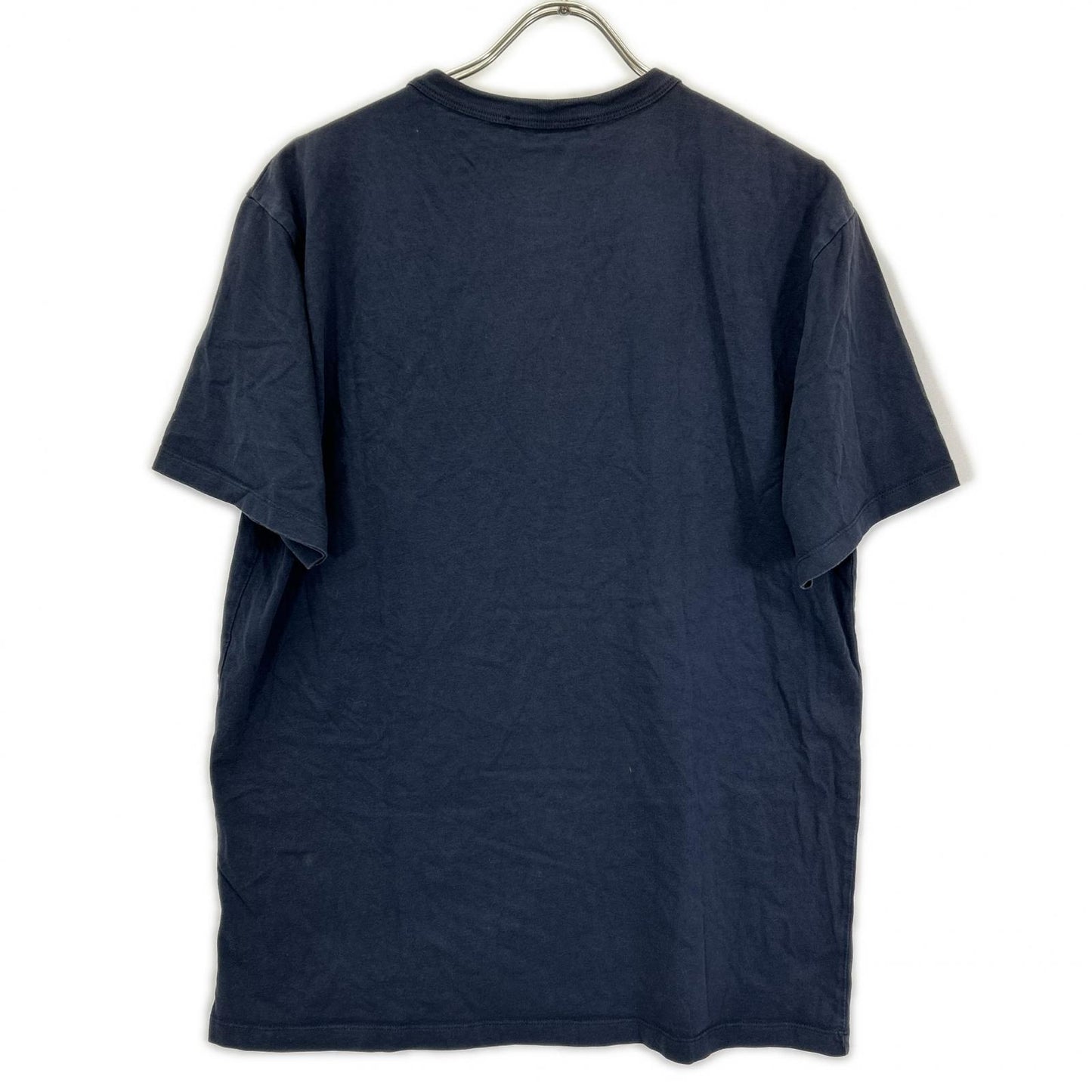 MAISON KITSUNE メゾンキツネ GU00154KJ0010 ブラック パッチ付き 半袖 シャツ トップス