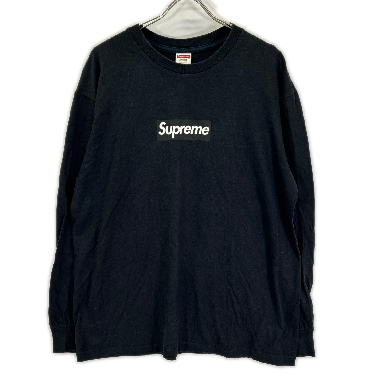 Supreme シュプリーム ブラック ボックスロゴ ロンT トップス