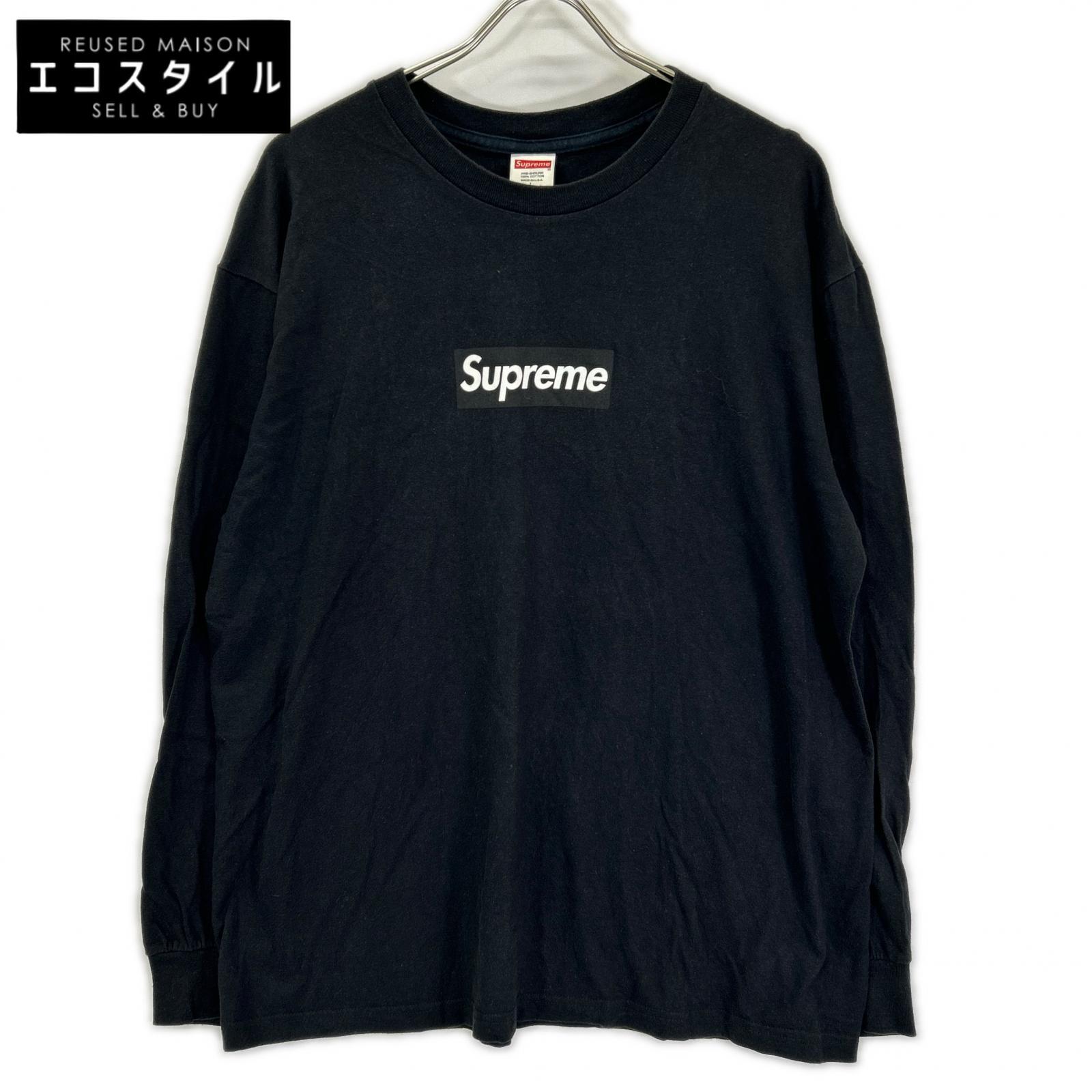 Supreme シュプリーム ブラック ボックスロゴ ロンT トップス