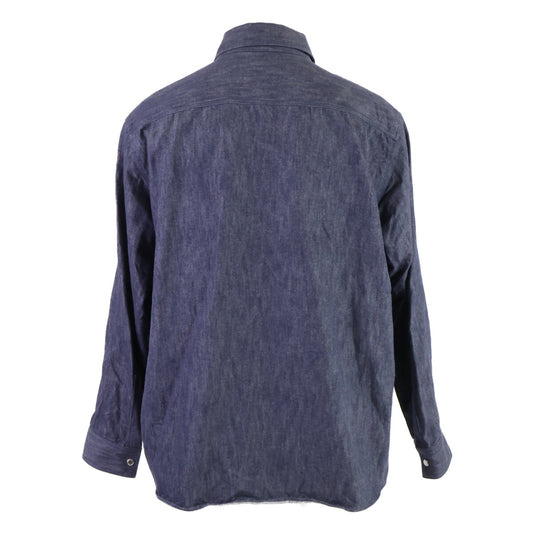 berluti ベルルッティ レザー切替 デニムシャツ トップス