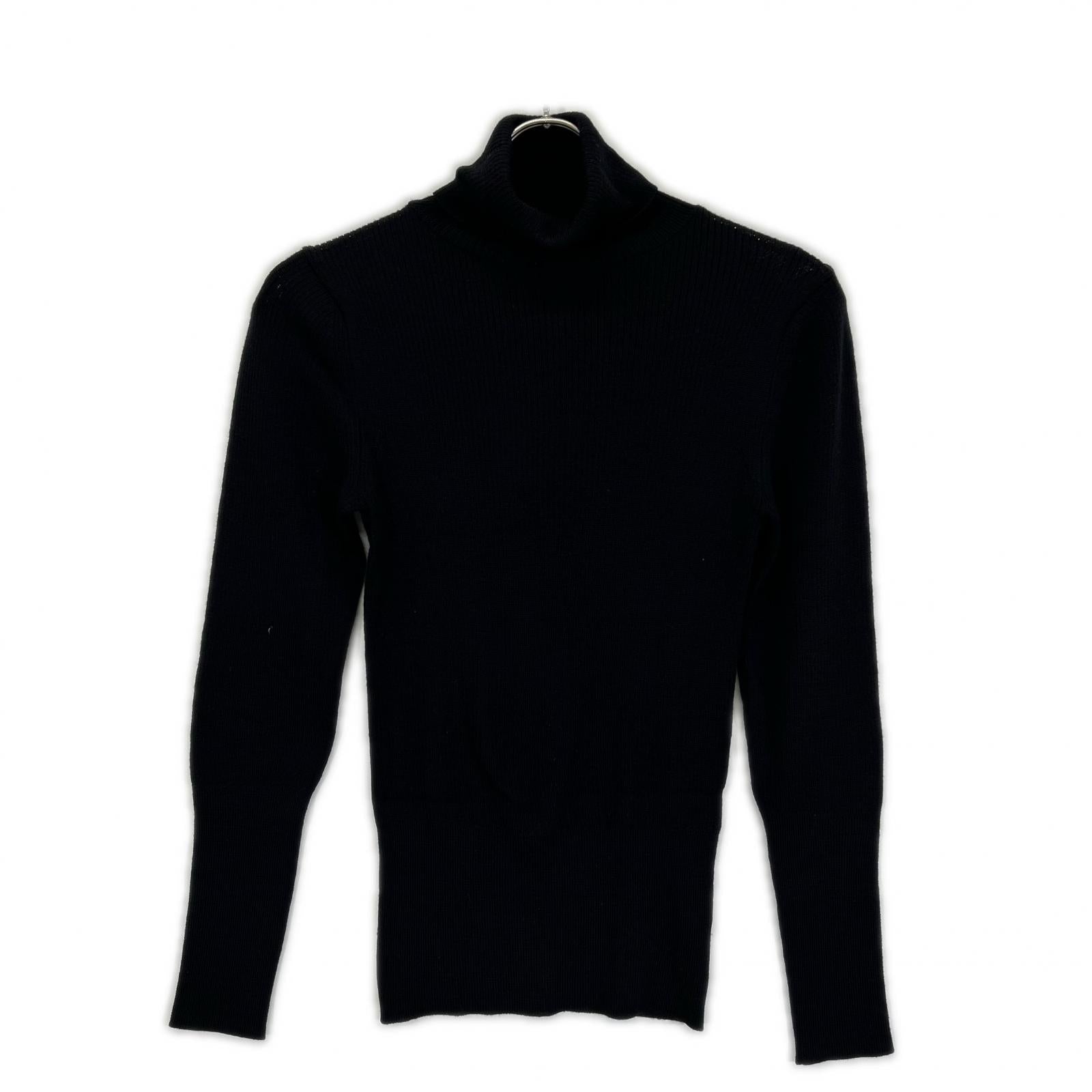 CFCL シーエフシーエル CF006KN097 WOOL RIB HIGHNECK TOP ブラック ハイネックニット トップス
