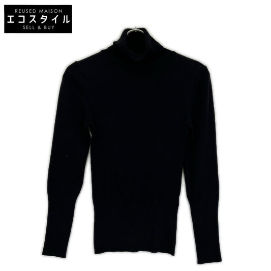 CFCL シーエフシーエル CF006KN097 WOOL RIB HIGHNECK TOP ブラック ハイネックニット トップス