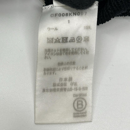 CFCL シーエフシーエル CF006KN097 WOOL RIB HIGHNECK TOP ブラック ハイネックニット トップス