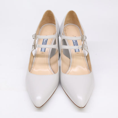 PRADA プラダ ダブルストラップ チャンキーヒールパンプス シューズ