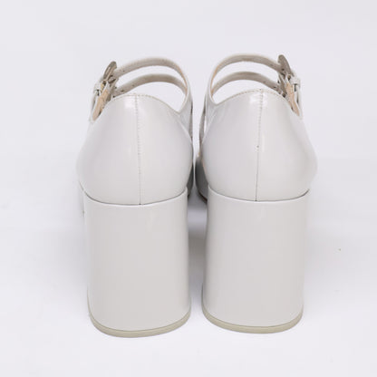 PRADA プラダ ダブルストラップ チャンキーヒールパンプス シューズ
