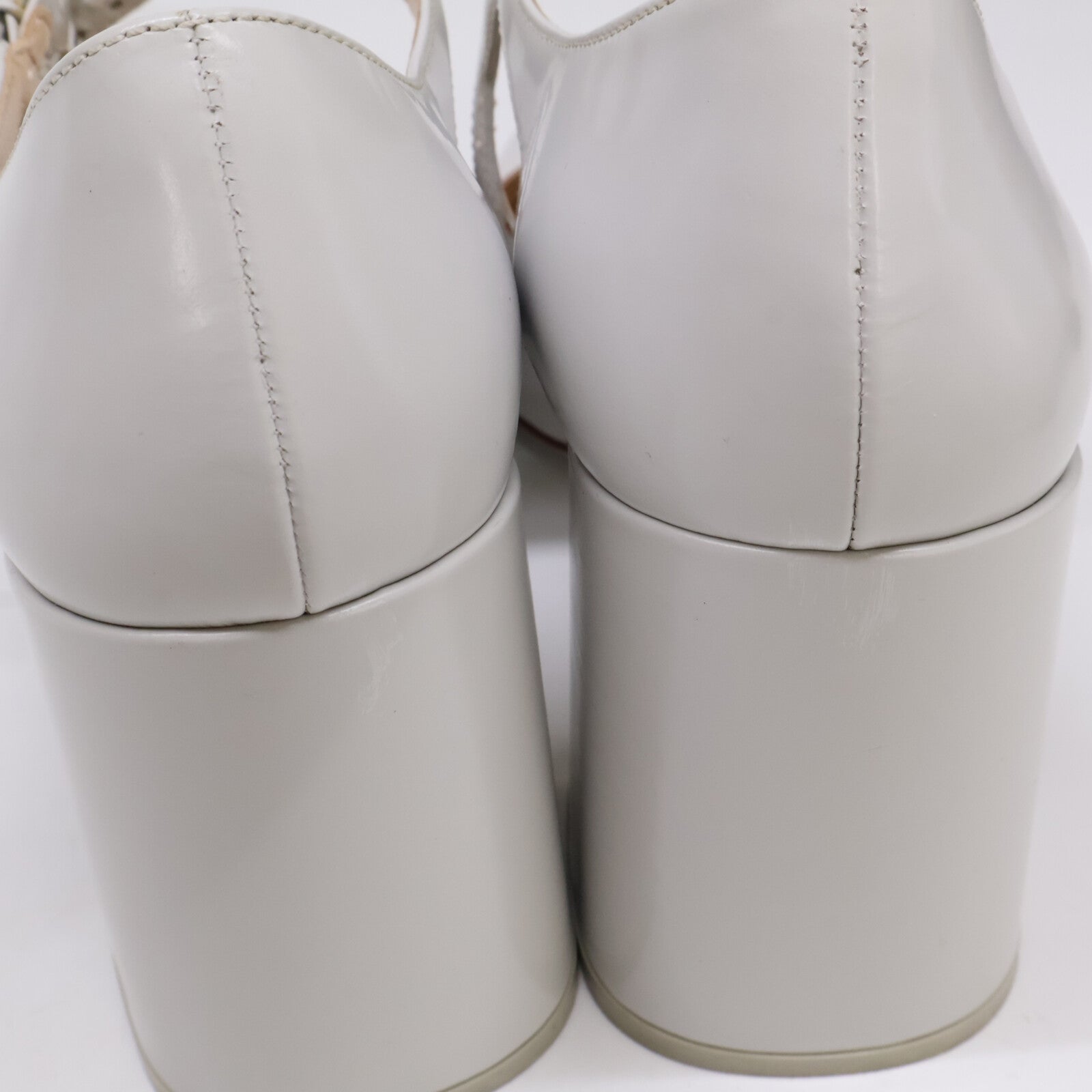 PRADA プラダ ダブルストラップ チャンキーヒールパンプス シューズ