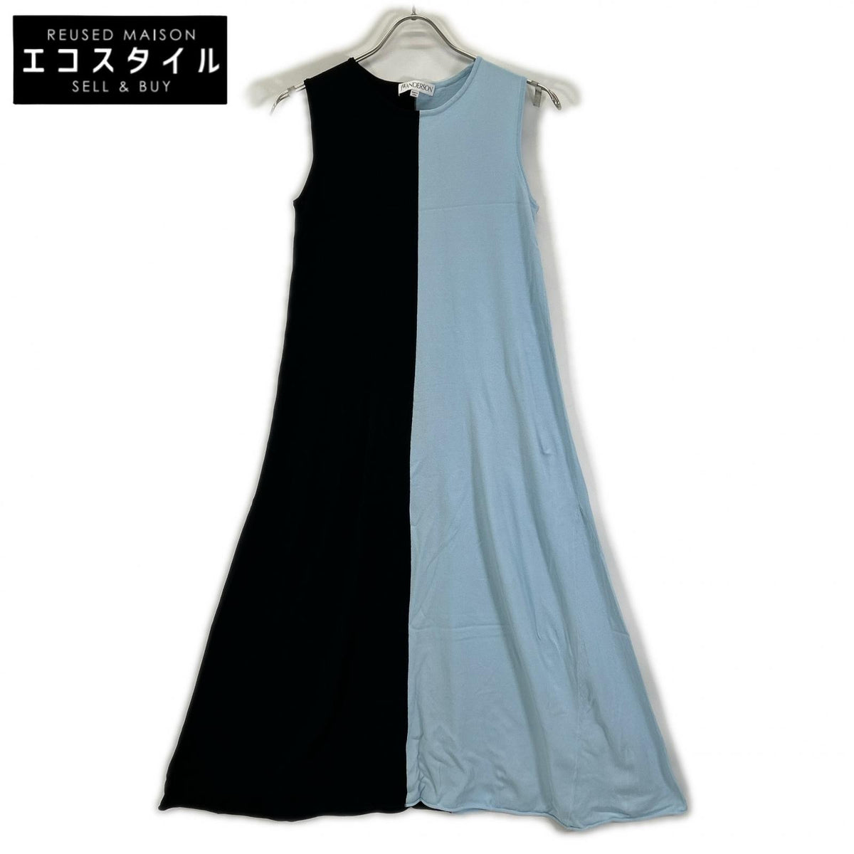 J.W.Anderson J.W. Anderson KW1165YN0347001 color-block layered midi dress dress