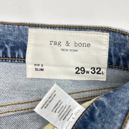 rag&bone ラグアンドボーン ブルー ストレート デニムパンツ ボトムス