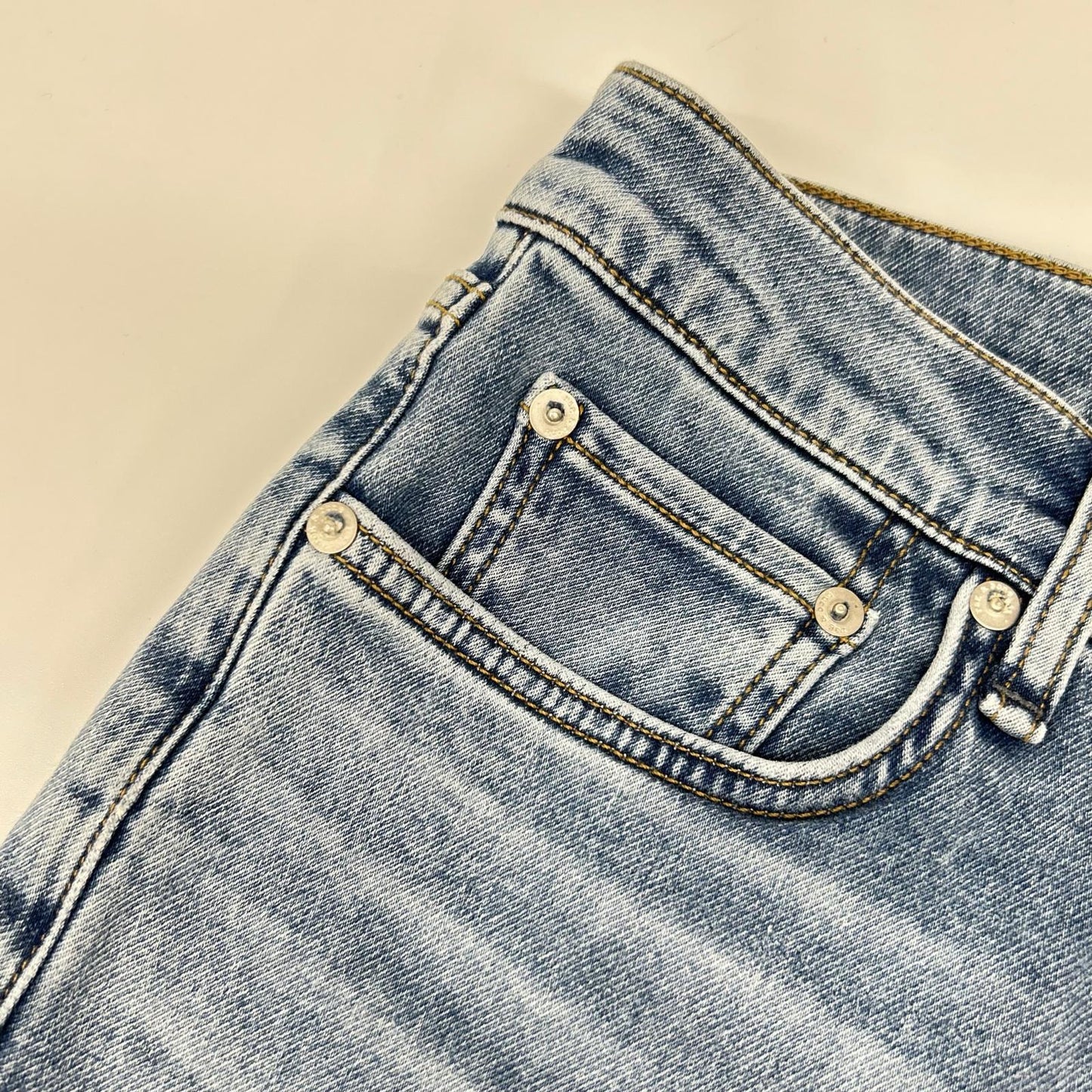 rag&bone ラグアンドボーン ブルー ストレート デニムパンツ ボトムス