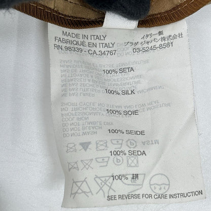 PRADA プラダ 2005SS プリント シルク ノーカラージャケット ジャケット