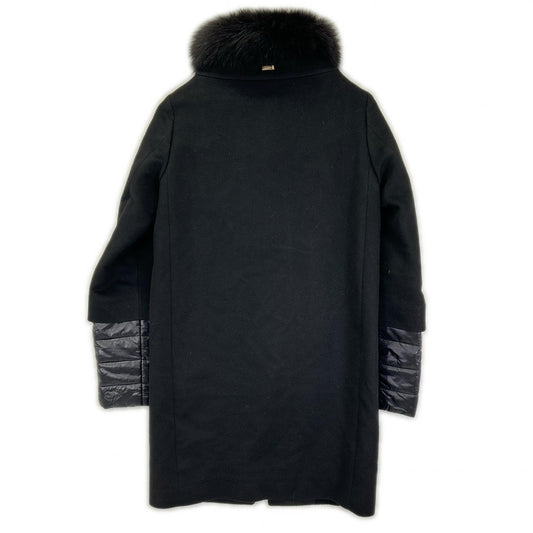 HERNO ヘルノ 37722-34370-3 カシミア ファー インナー ベスト付き ロングコート コート