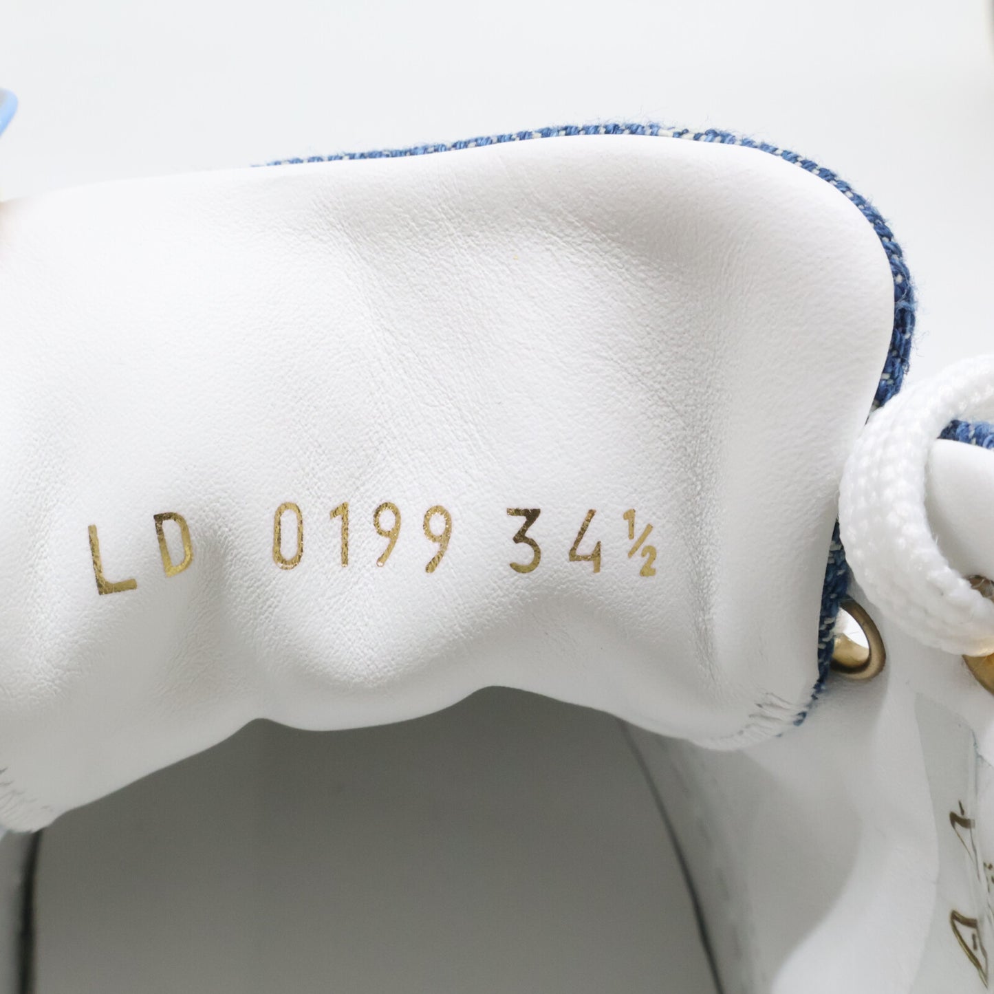 LOUIS VUITTON ルイヴィトン 【新品同様】ステラーライン デニム ローカット スニーカー シューズ