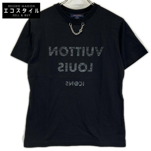 LOUIS VUITTON ルイヴィトン 【国内正規/23年製】RW232W TXP FJTS18 チェーン リバースロゴ プリント Tシャツ トップス