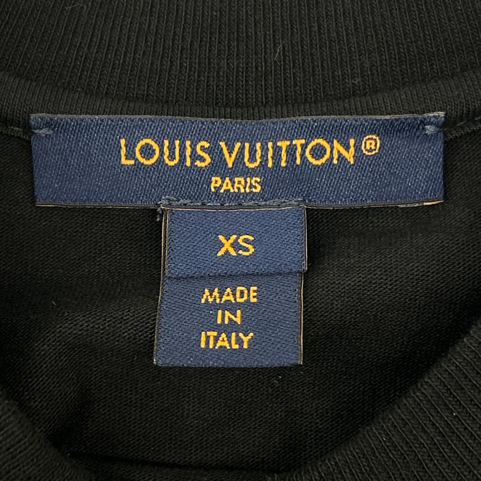 LOUIS VUITTON ルイヴィトン 【国内正規/23年製】RW232W TXP FJTS18 チェーン リバースロゴ プリント Tシャツ トップス