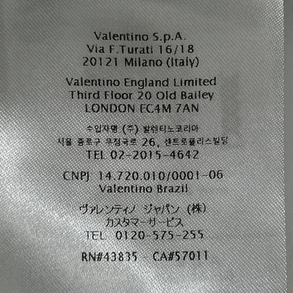 VALENTINO ヴァレンティノ ボーダー ロックスタッズ ニット ミニスカート スカート