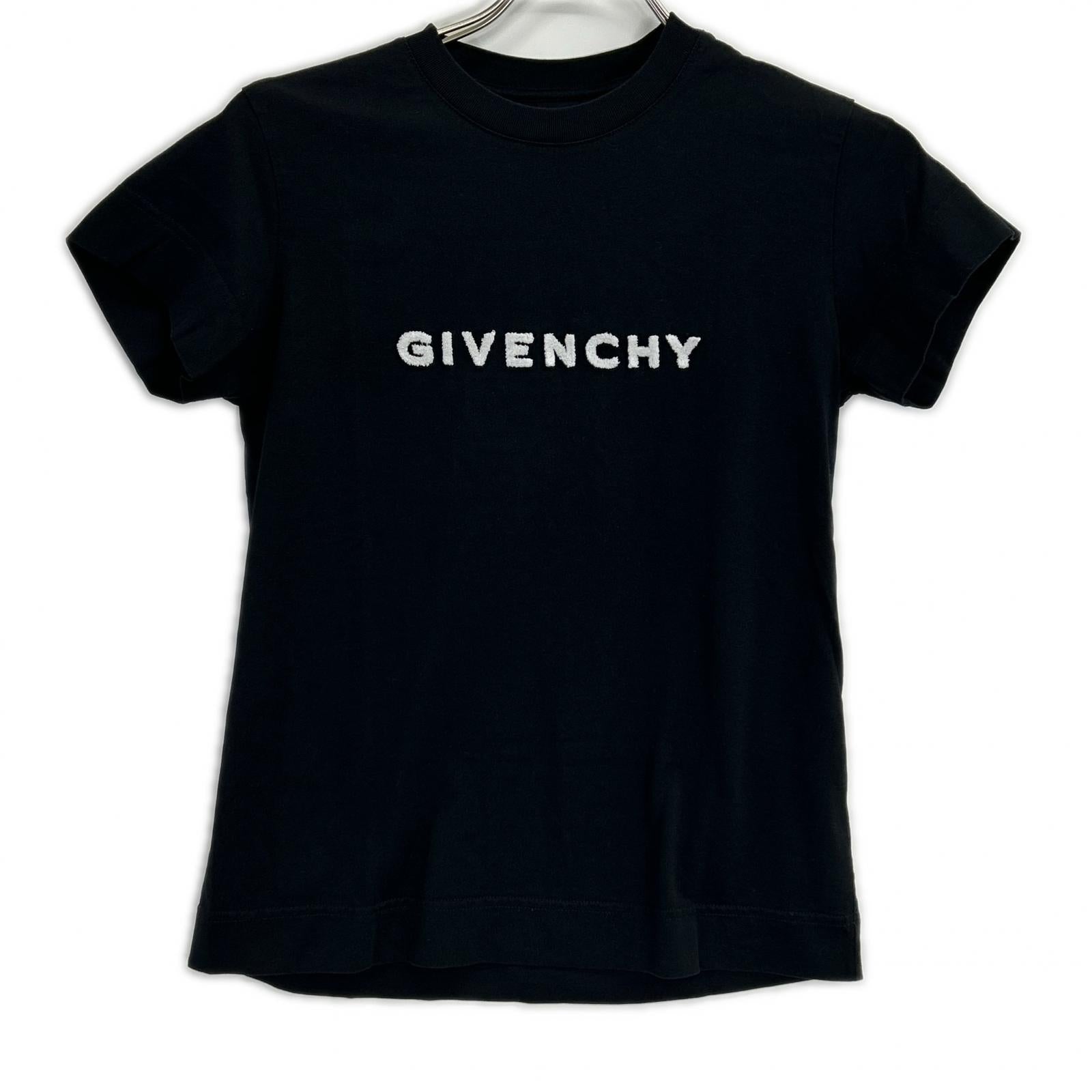 GIVENCHY BW707Y3Z85 terry-cloth logo T-shirt top