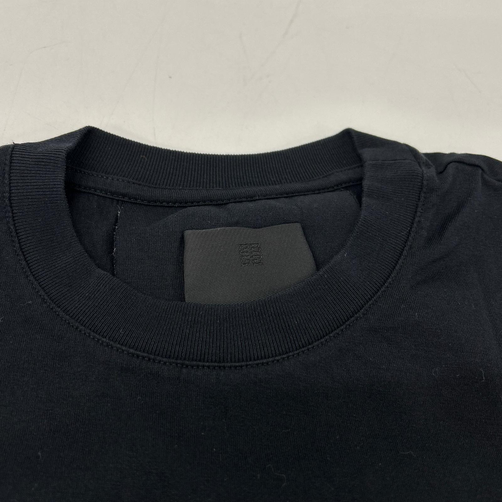 GIVENCHY BW707Y3Z85 terry-cloth logo T-shirt top