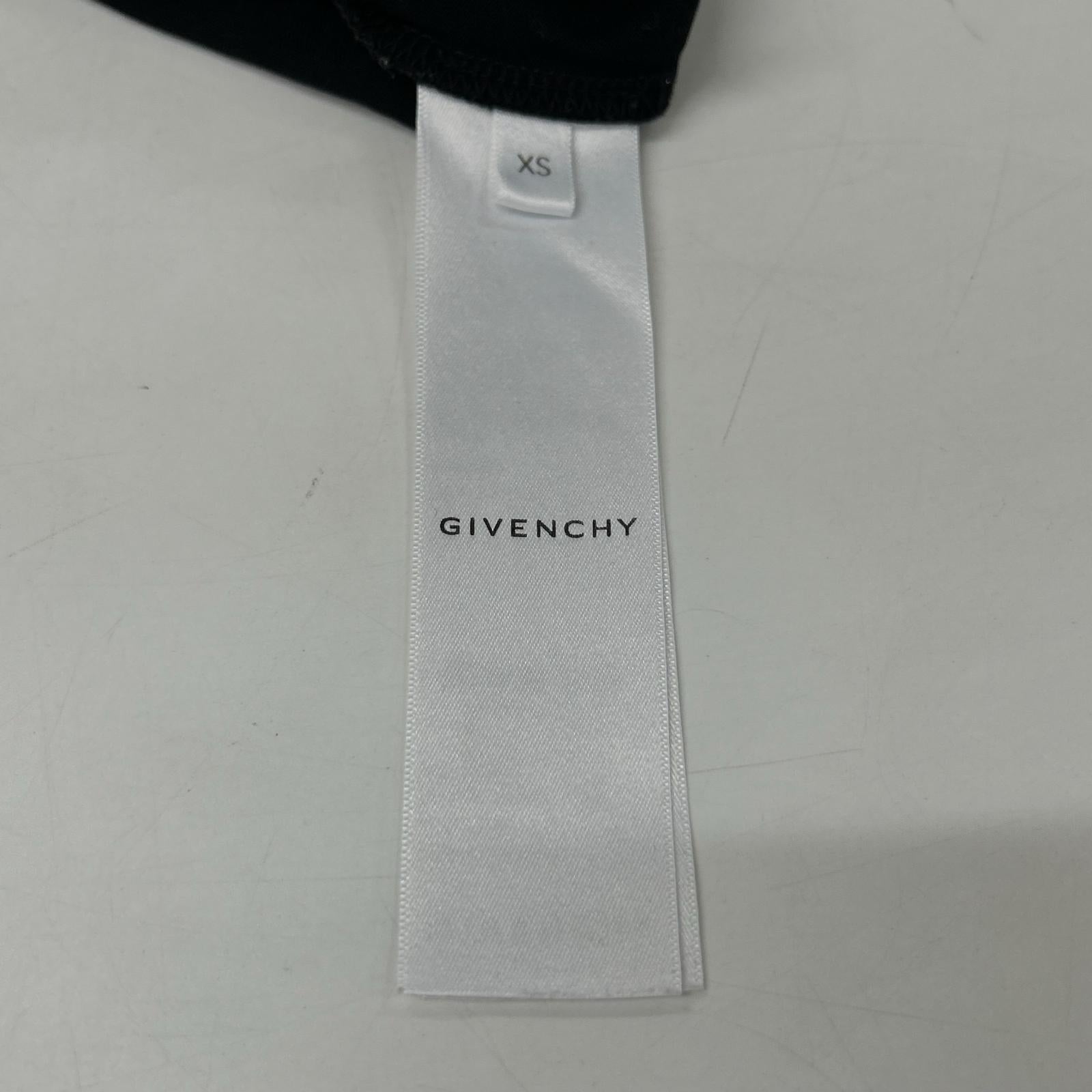 GIVENCHY BW707Y3Z85 terry-cloth logo T-shirt top
