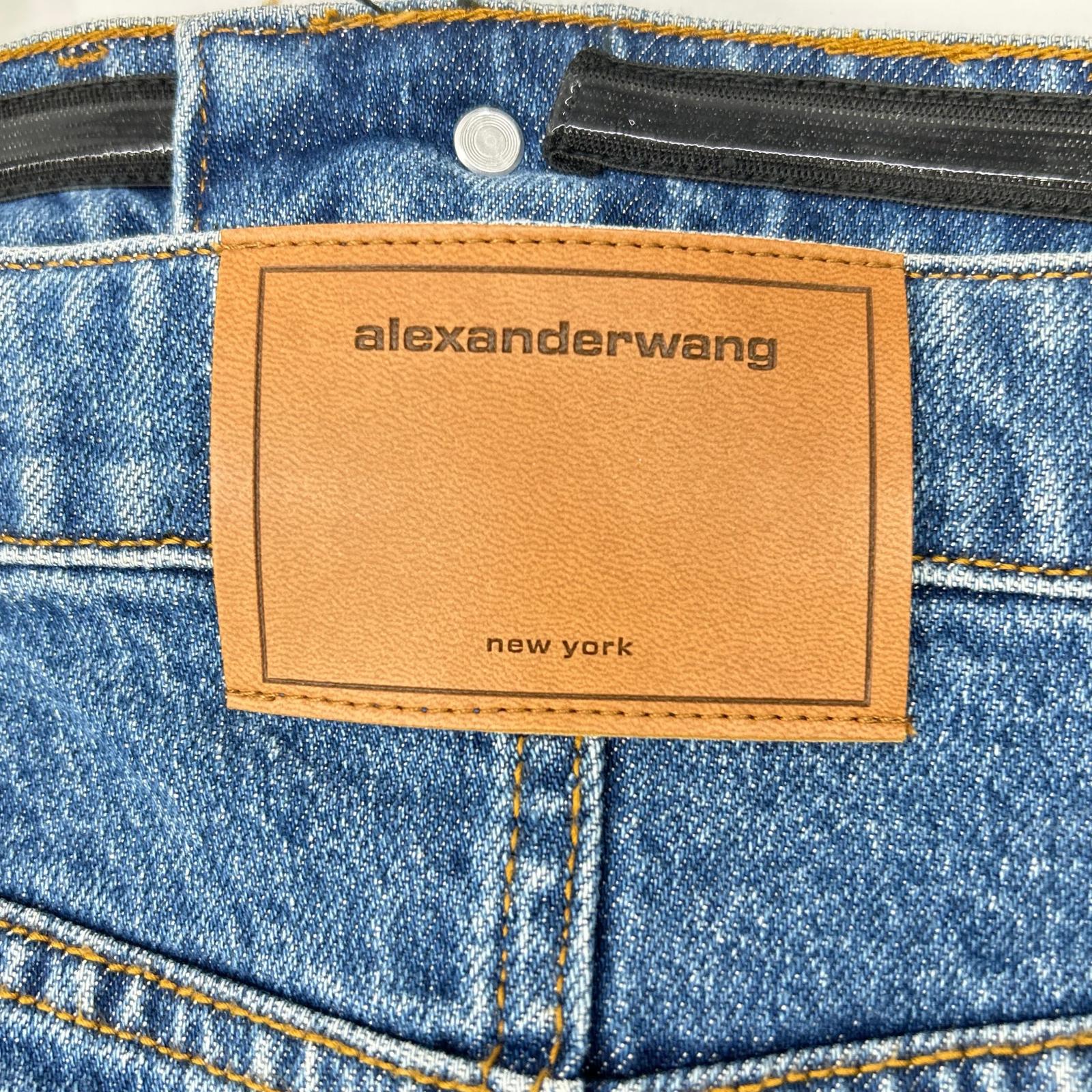 ALEXANDER WANG アレキサンダーワン 4DC3246465 ベアトップ デニム ミニドレス ワンピース ワンピース