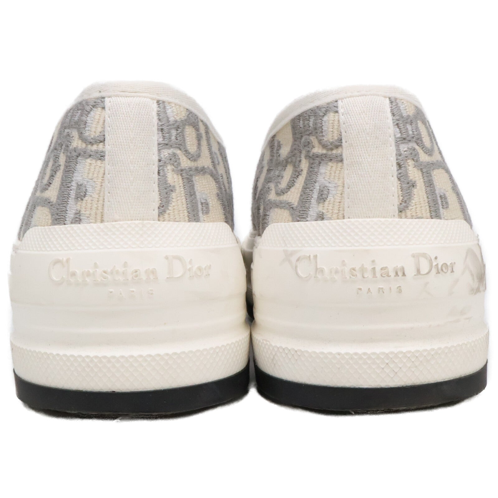 DIOR ディオール Walk'n'Dior プラットフォームスニーカー ディオール オブリーク エンブロイダリー コットン シューズ