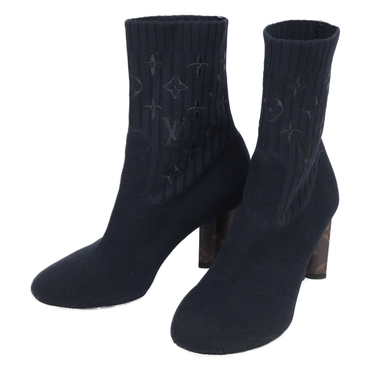LOUIS VUITTON Louis Vuitton 1A855A Silhouette ankle boots