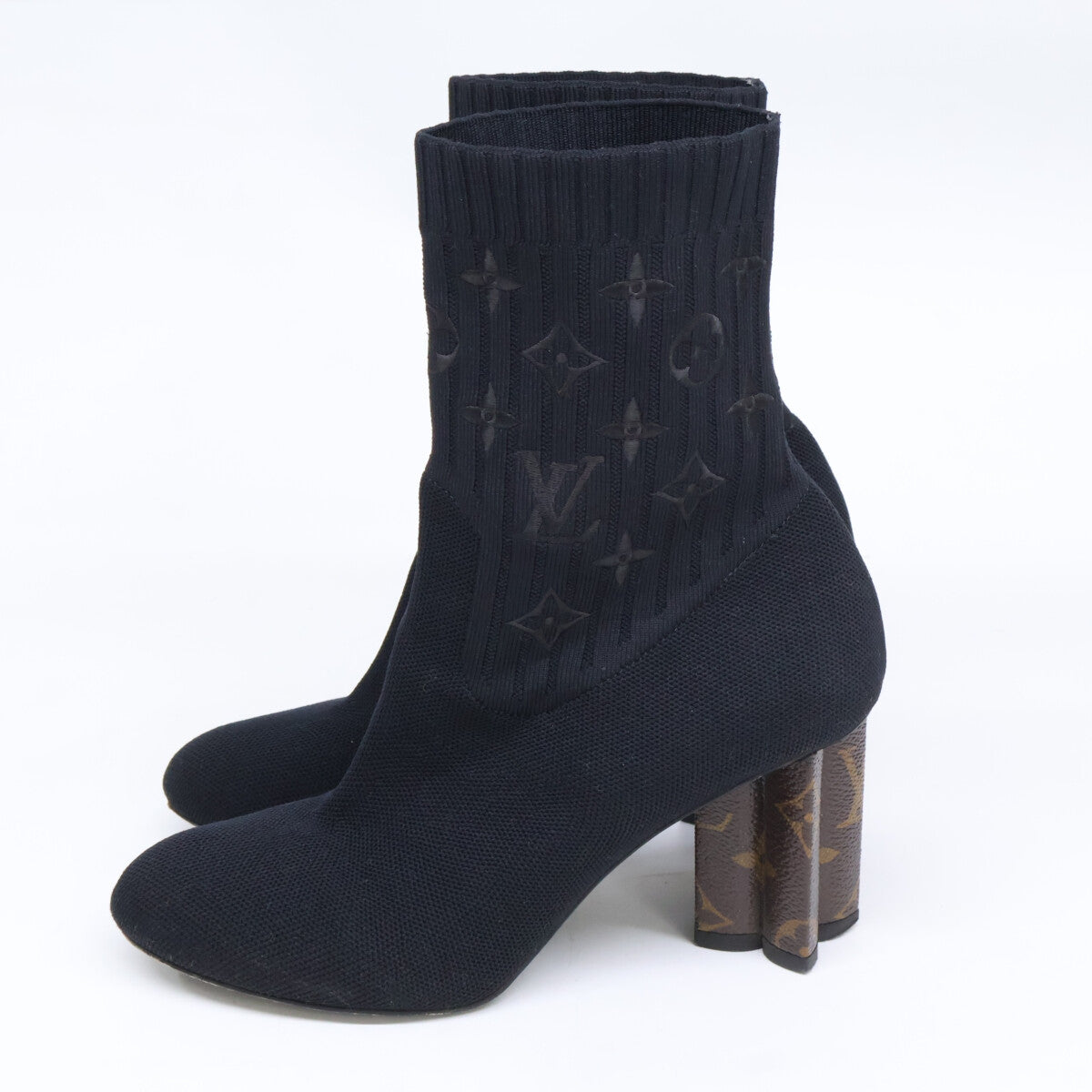 LOUIS VUITTON Louis Vuitton 1A855A Silhouette ankle boots