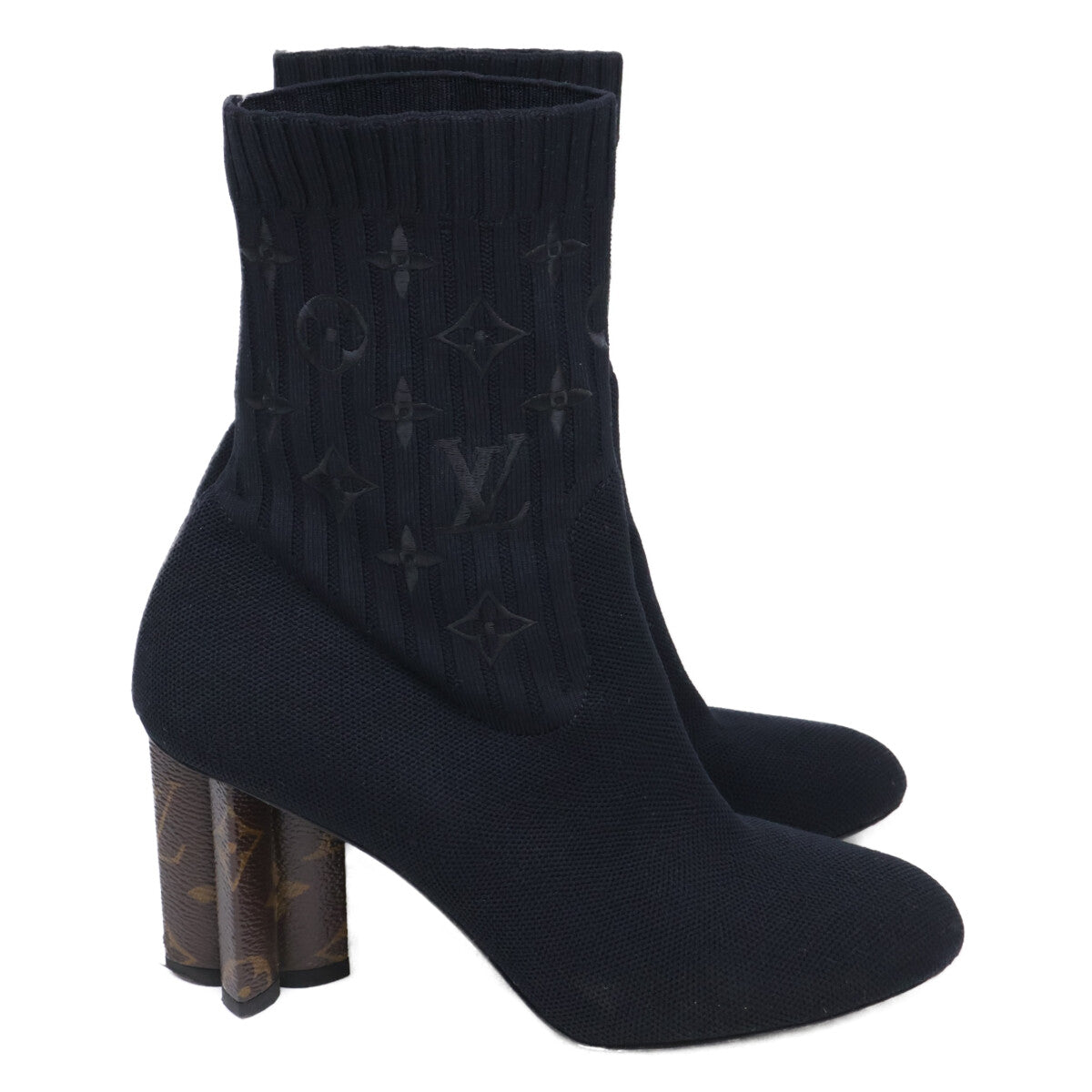 LOUIS VUITTON Louis Vuitton 1A855A Silhouette ankle boots