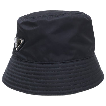 PRADA プラダ 【即決/国内正規】22年製 1HC137 2DMI Re-Nylon トライアングルロゴ ナイロン バケットハット 帽子
