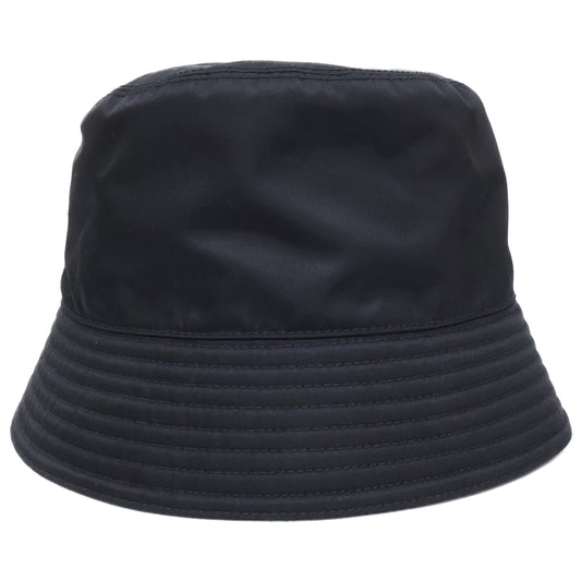 PRADA プラダ 【即決/国内正規】22年製 1HC137 2DMI Re-Nylon トライアングルロゴ ナイロン バケットハット 帽子