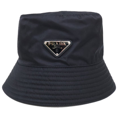 PRADA プラダ 【即決/国内正規】22年製 1HC137 2DMI Re-Nylon トライアングルロゴ ナイロン バケットハット 帽子