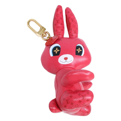 LOUIS VUITTON ルイヴィトン M01979 ポルトクレ・アニモグラム ラビット バッグチャーム/キーホルダー チャーム