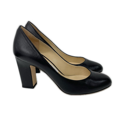 JIMMY CHOO ジミーチュウ BILLIE85 レザー チャンキーヒール パンプス シューズ