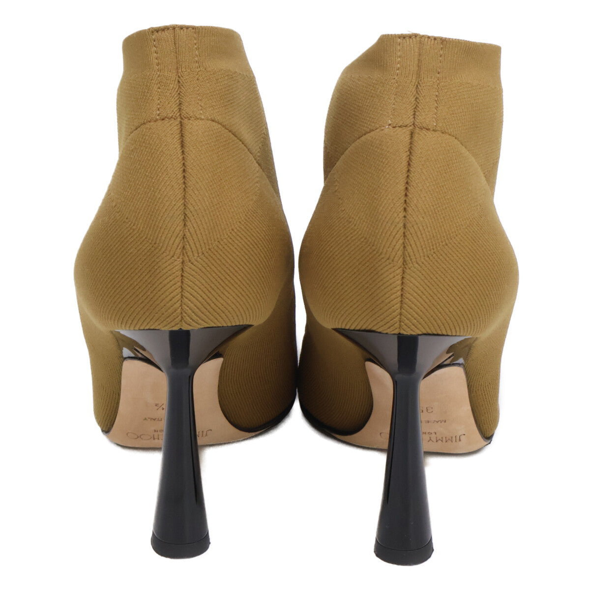 JIMMY CHOO ジミーチュウ 【新品同様】SABER100 ビジュー アンクルソックス ヒールブーツ シューズ